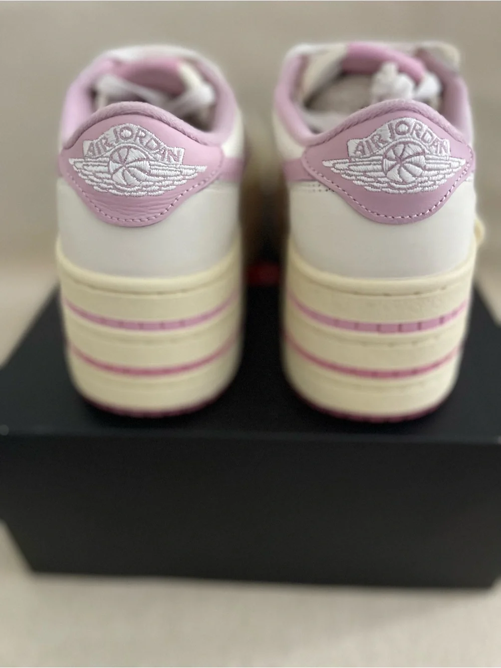 Size 8.5 - Nike WMNS Air Jordan 1 Triple Stack Pale Ivory HV8288-101 Women's NEW